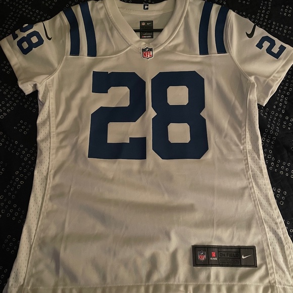Indianapolis Colts Jersey- Taylor-WHITE- WOMENS-MEDIUM - Picture 1 of 4